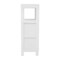 Merrick Lane Delilah 2 Drawer Bathroom Storage Cabinet Organizer with Open Display Shelf